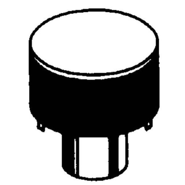 Superior Superior RLT-8DM 8 in. Round Top Termination with Louvered Screen RLT-8DM - main